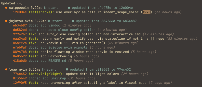 jujutsu.nvim being installed by lazy.nvim